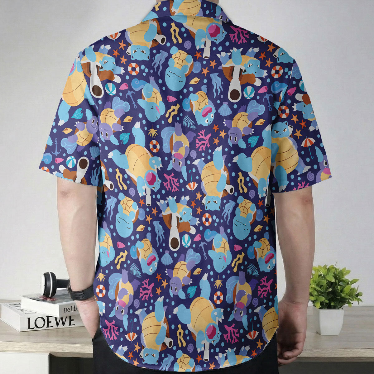 Blastoise Ocean Pattern Pokémon Hawaiian Shirt – Moonbestprint