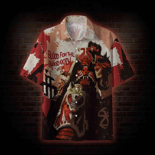 Blood For The Blood God Hawaiian Shirt - Moonbestprint