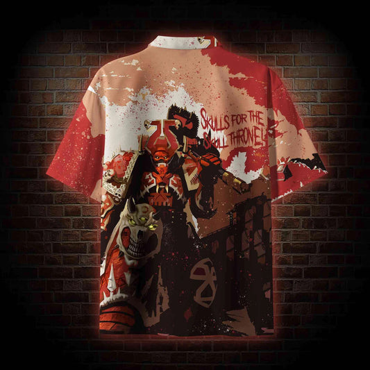 Blood For The Blood God Hawaiian Shirt - Moonbestprint