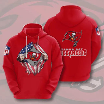 Blood Inside Me Heart Tampa Bay Buccaneers Football 3D Hoodie, NFL Hoodie Moonbestprint