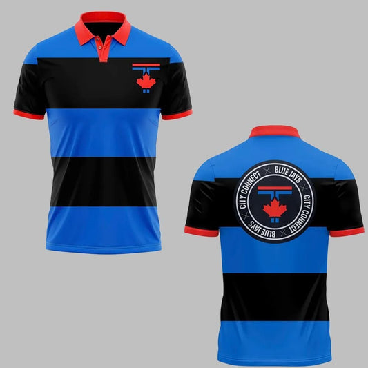 Blue Jays City Connect Rugby 2025 Polo Shirt - Moonbestprint