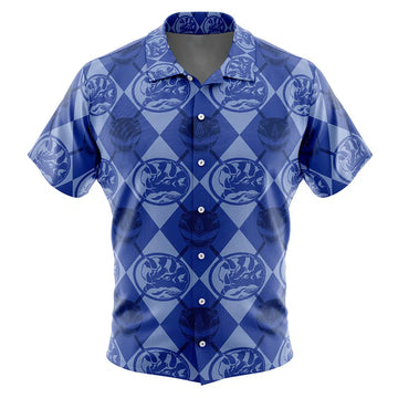 Blue Ranger Pattern Power Rangers Hawaiian Shirt – Moonbestprint