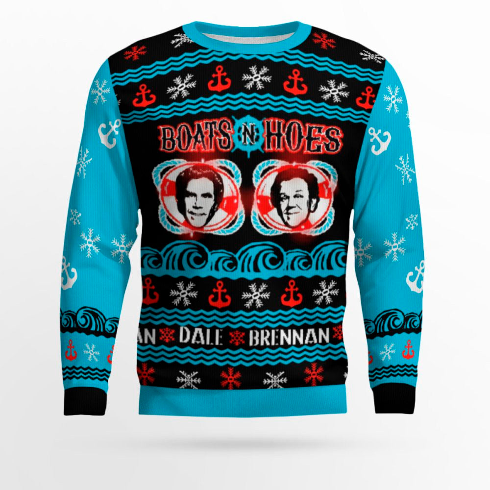 Boats 'N Hoes Ugly Christmas Sweater – Moonbestprint