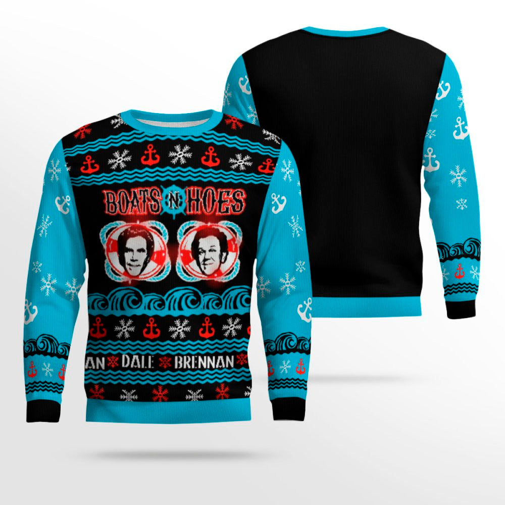 Boats 'N Hoes Ugly Christmas Sweater – Moonbestprint