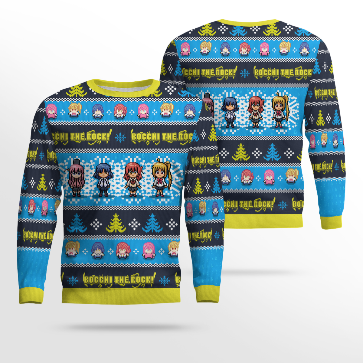 Bocchi The Rock Ugly Christmas Sweater – Moonbestprint