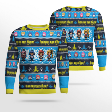 Bocchi The Rock Ugly Christmas Sweater – Moonbestprint