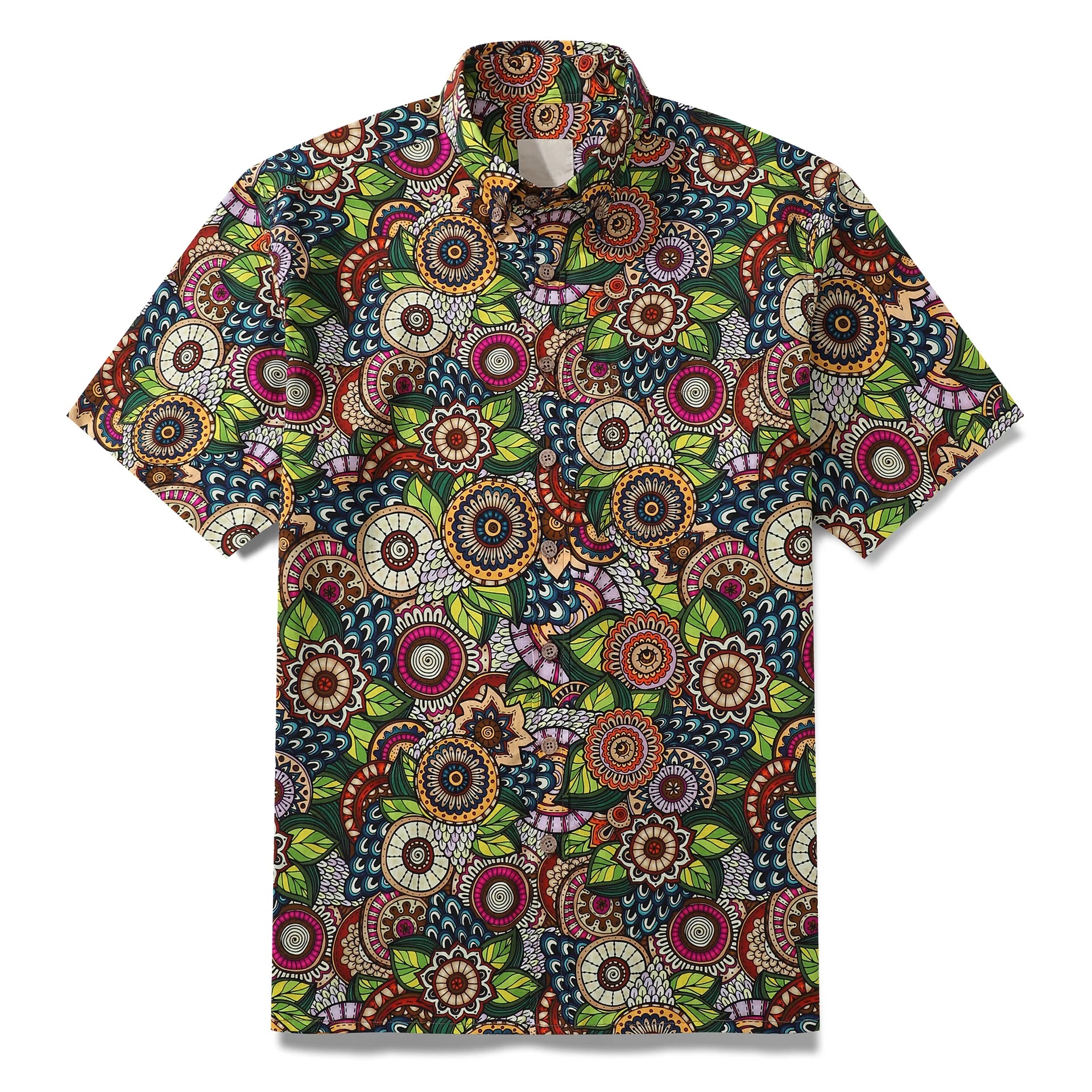 Bohemian Florals Hawaiian Shirt – Moonbestprint