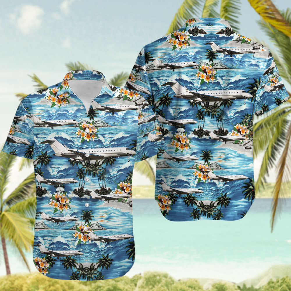 Bombardier Global 5000 Hawaiian Shirt – Moonbestprint