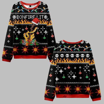 Bonfire Lit Ugly Sweater 2026 Christmas - Moonbestprint
