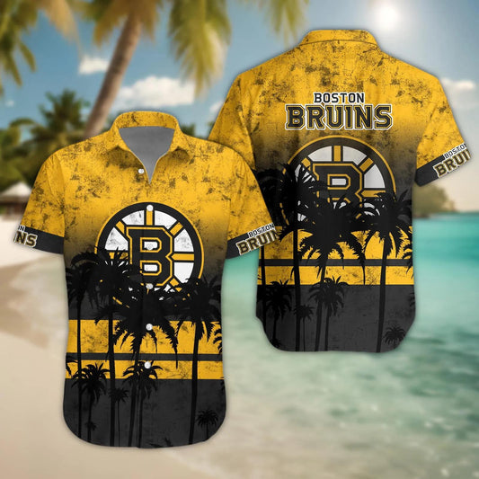 Boston Bruins Hawaii Shirt, NHL Hawaiian Shirt Moonbestprint