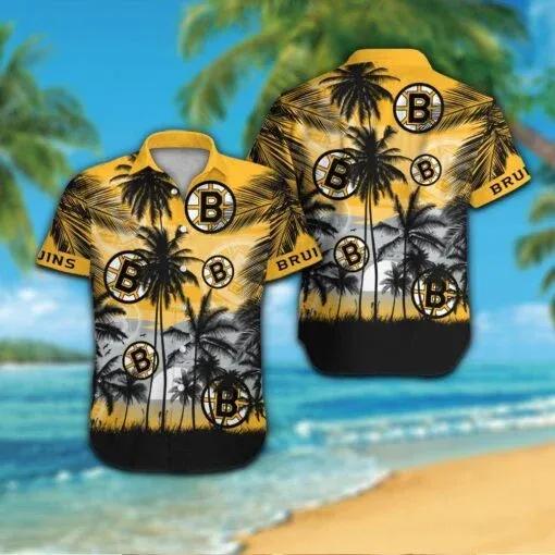 Boston Bruins Hawaiian Shirt 1, NHL Hawaiian Shirt Moonbestprint