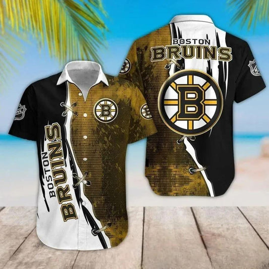 Boston Bruins Hawaiian Shirt 7, NHL Hawaiian Shirt Moonbestprint