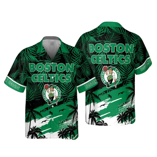 Boston Celtics Summer Outfit Hawaiian Shirt - Moonbestprint