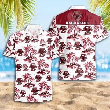 Boston College Eagles Hawaii Shirt, NCAA Hawaiian Shirt Moonbestprint