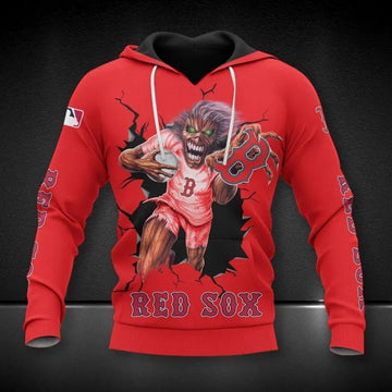 Boston Red Sox All Over Print Hoodie 1, MLB Hoodie Moonbestprint
