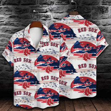 Boston Red Sox Baseball New Design Hawaiian Shirt, MLB Hawaiian Shirt Moonbestprint