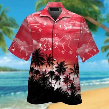Boston Red Sox Hawaiian Shirt 9, MLB Hawaiian Shirt Moonbestprint