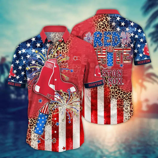 Boston Red Sox MLB Aloha Hawaiian Shirt, MLB Hawaiian Shirt Moonbestprint