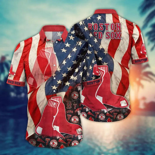 Boston Red Sox MLB Flower Aloha Hawaiian Shirt 9, MLB Hawaiian Shirt Moonbestprint