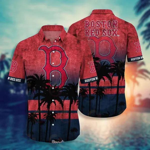 Boston Red Sox MLB Hawaii Shirt Hot Trending Summer, MLB Hawaiian Shirt Moonbestprint
