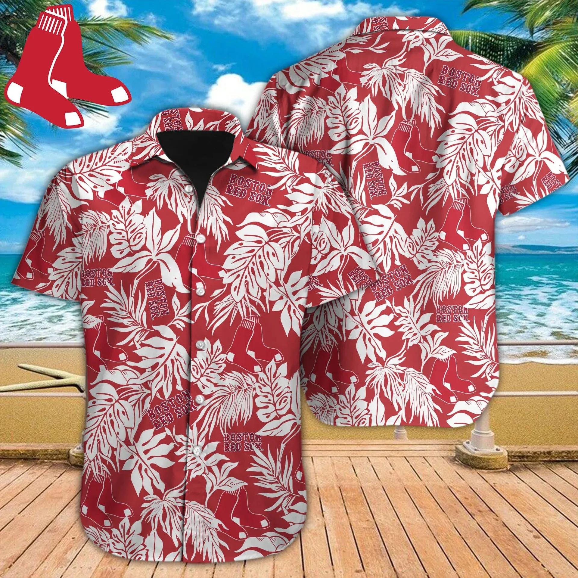 Boston Red Sox MLB Hawaiian Shirt, MLB Hawaiian Shirt Moonbestprint