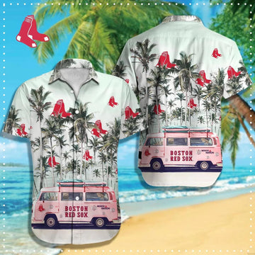 Boston Red Sox MLB-Hawaiian Shirt 1, MLB Hawaiian Shirt Moonbestprint