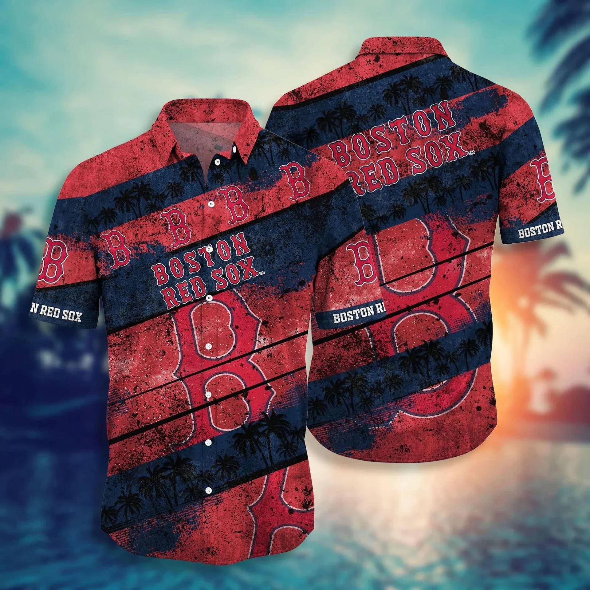 Boston Red Sox MLB Hawaiian Shirt Style Hot Trending, MLB Hawaiian Shirt Moonbestprint