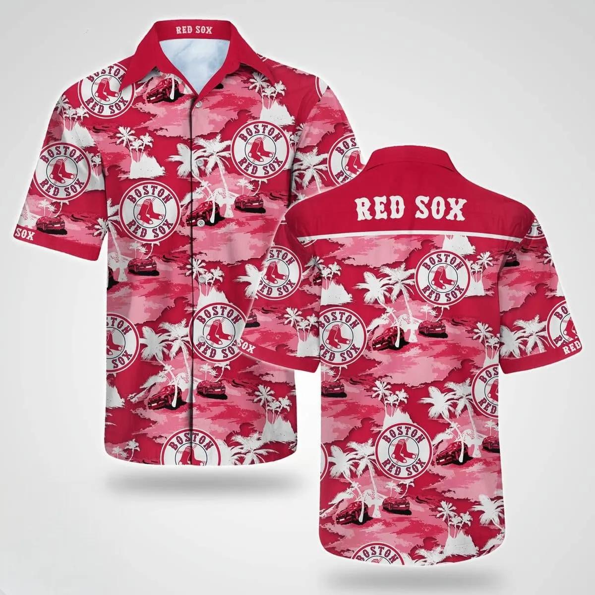 Boston Red Sox Tommy Bahama Hawaiian Shirt, MLB Hawaiian Shirt Moonbestprint