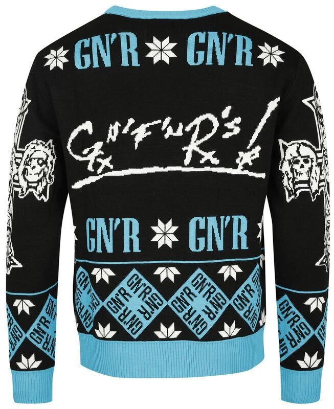 Bravado Guns N' Roses Holiday Ugly Christmas Sweater – Moonbestprint
