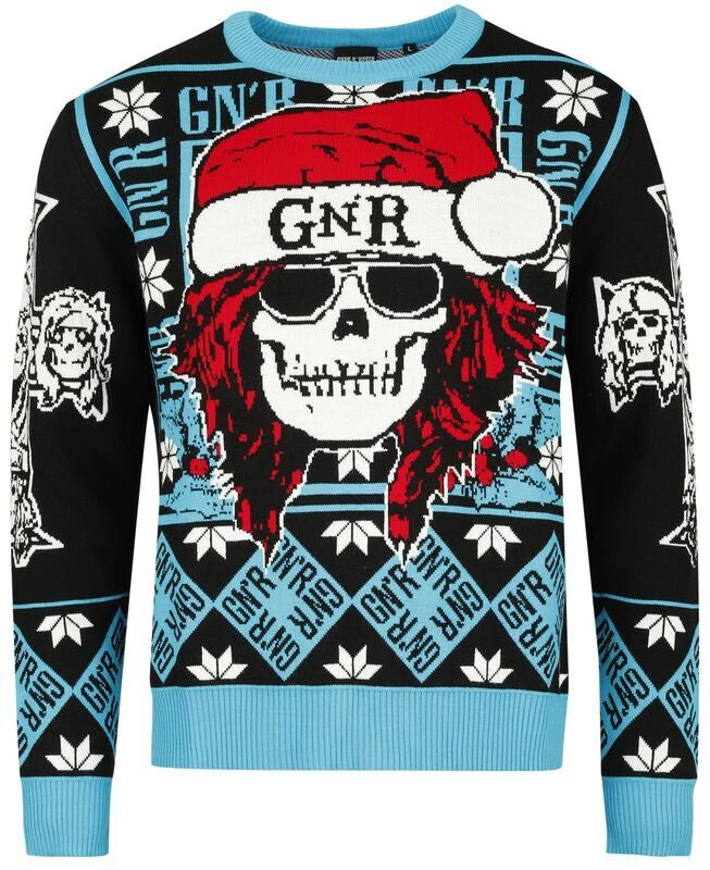 Bravado Guns N' Roses Holiday Ugly Christmas Sweater – Moonbestprint