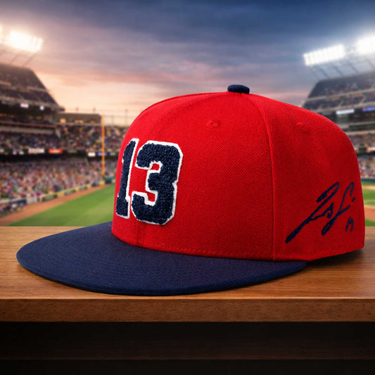 Braves Ronald Acuna Jr. Chenille Cap 2026 Giveaway -Moonbestprint