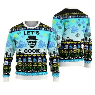 Breaking Bad Lets Cook Ugly Christmas Sweater – Moonbestprint