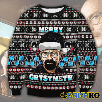 Breaking Bad Merry Crystmeth Ugly Sweater - Moonbestprint