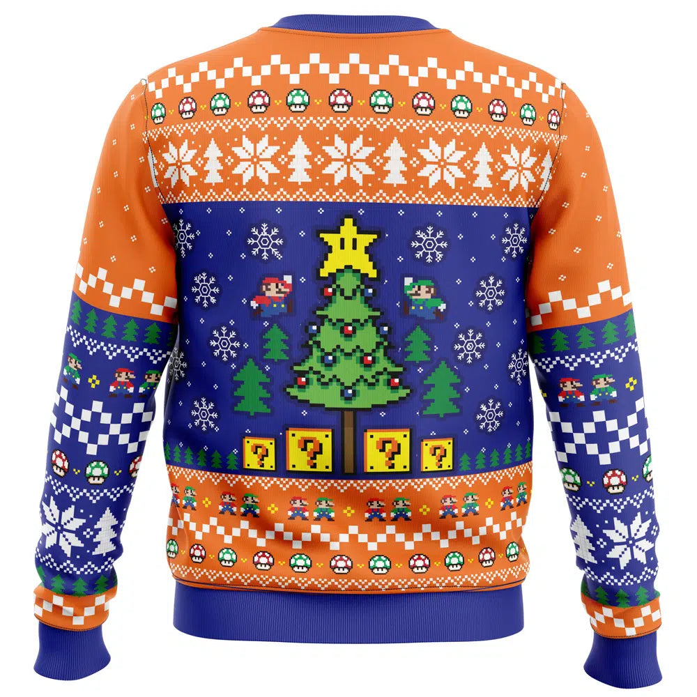 Bros Christmas Mario Bros Ugly Christmas Sweater – Moonbestprint