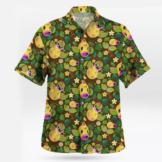 Brown Jungle Bellsprout Pokemon Hawaiian Shirt – Moonbestprint