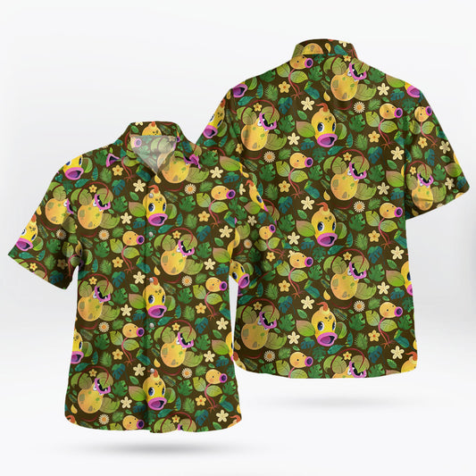 Brown Jungle Bellsprout Pokemon Hawaiian Shirt – Moonbestprint
