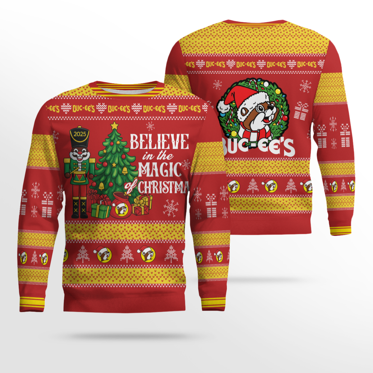 Bucees Believe in The Magic of Christmas 2025 Ugly Christmas Sweater – Moonbestprint