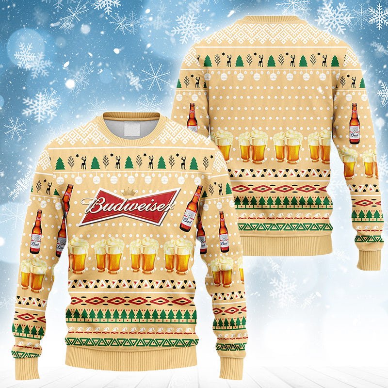 Budweiser Christmas Ugly Sweater – Moonbestprint