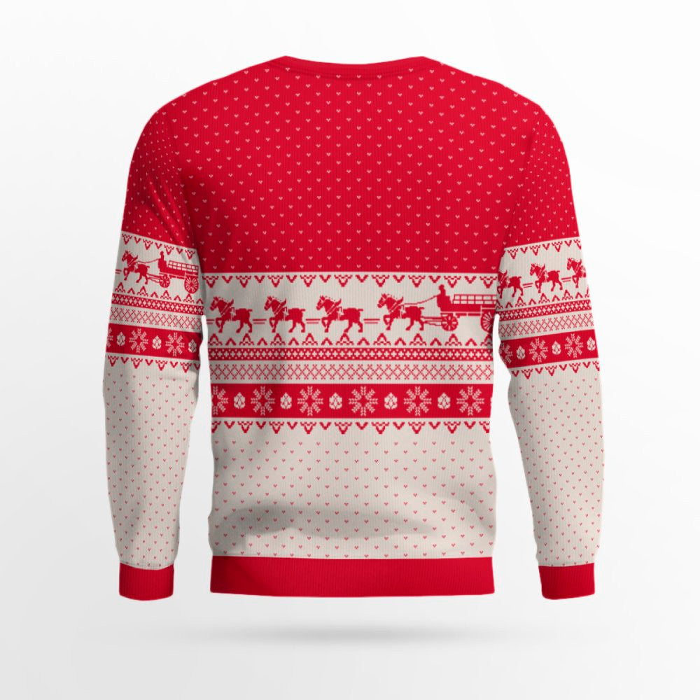 Budweiser Clydesdale Hitch Ugly Christmas Sweater 2025 – Moonbestprint