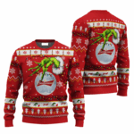 Budweiser Grinch Hand Stock Ugly Sweater – Moonbestprint