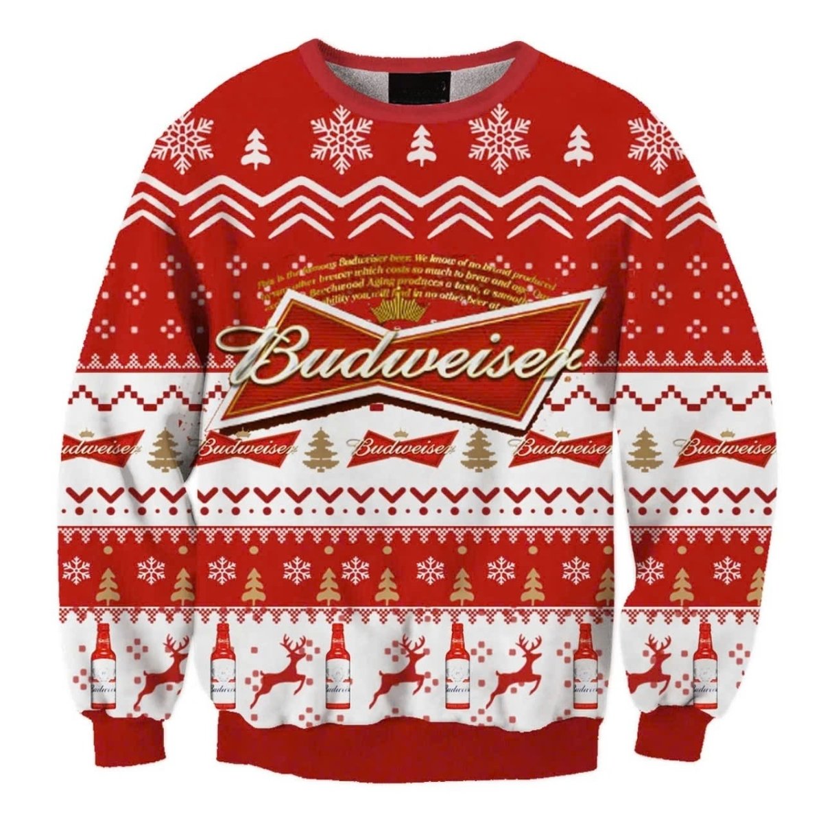 Budweiser Xmas Ugly Sweater – Moonbestprint