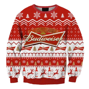 Budweiser Xmas Ugly Sweater – Moonbestprint