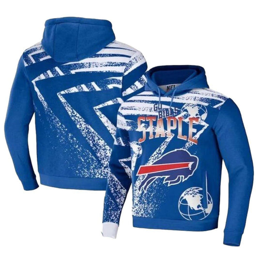 Buffalo Bills And Staple AOP Hoodie -  Moonbestprint
