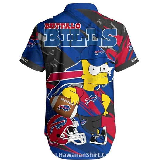 Buffalo Bills Bart Simpson Sports Fan Hawaiian Shirt - Moonbestprint