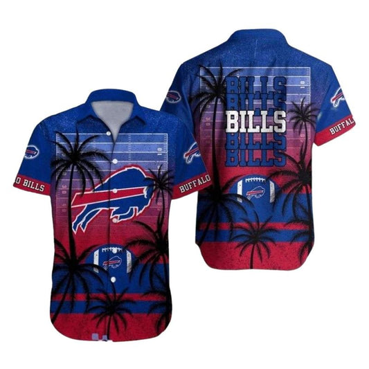Buffalo Bills Bills Bills Game Day Attire Hawaiian Shirt - Moonbestprint