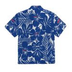 Buffalo Bills Blue Flower Pattern Beach Gift For Friend Hawaiian Shirt - Moonbestprint