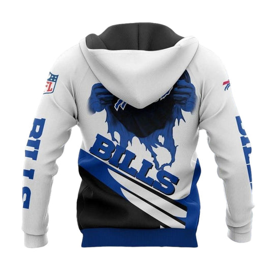 Buffalo Bills Cool Graphic Gift For Men AOP Hoodie -  Moonbestprint