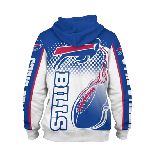 Buffalo Bills Cute Flame Balls Graphic Gift For Men AOP Hoodie -  Moonbestprint