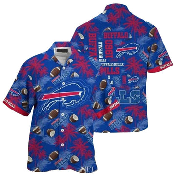 Buffalo Bills Est 1960 Tropical Touchdown Hawaiian Shirt - Moonbestprint
