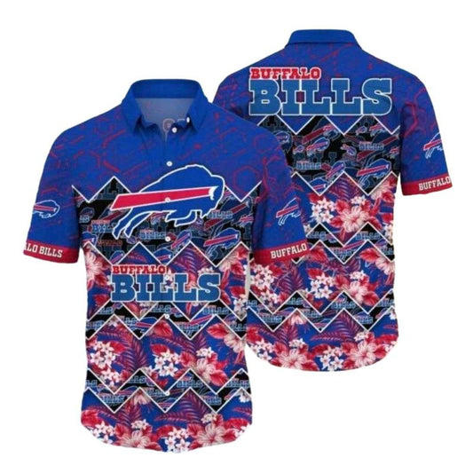 Buffalo Bills Floral Embrace Hawaiian Shirt - Moonbestprint